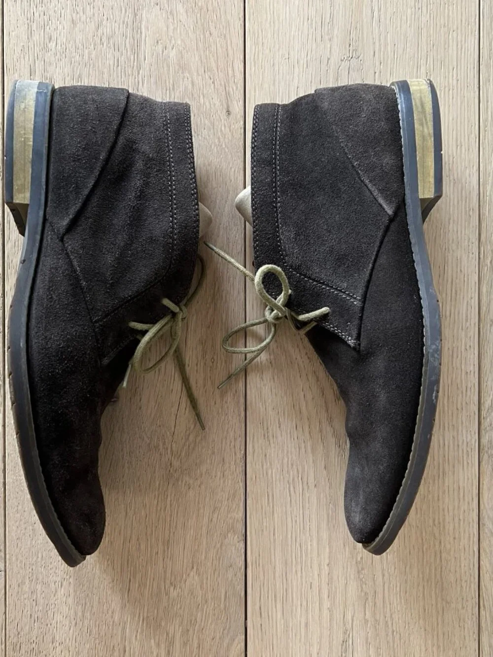 Calvin Klein Wilson Brown Suede Men's Loafers Size 10M F4115